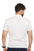 White F - Polo Neck Pullover - Khotwh