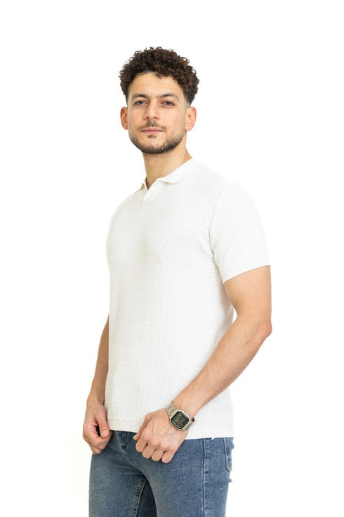 White F - Z - Polo Neck Pullover - Khotwh
