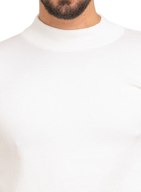 White Half Cool Pullover - Khotwh