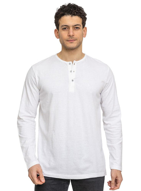 White - Holes Henley - Khotwh