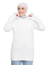 White Hoodie Pullover - Khotwh
