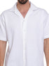 White Jacquard Tennis Collar Shirt - Khotwh