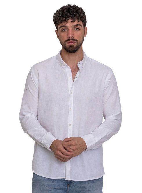 White Linen Shirt - Khotwh