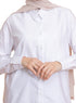 White Long Oxford Shirt - Khotwh