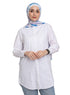 White Long Poplin Shirt - Khotwh