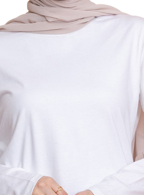 White Long - Sleeve - Khotwh