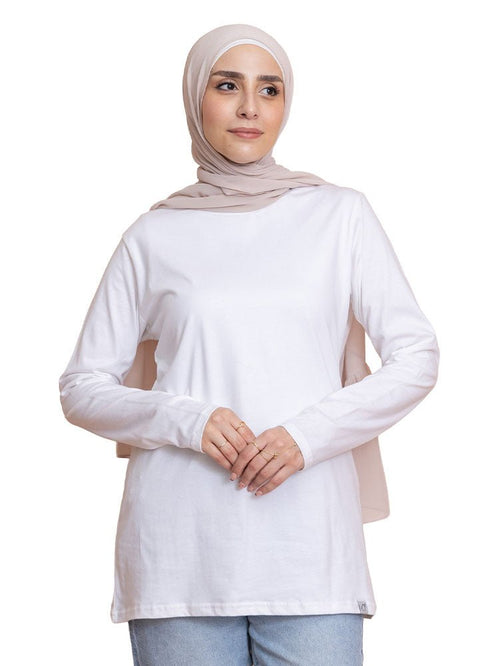 White Long - Sleeve - Khotwh