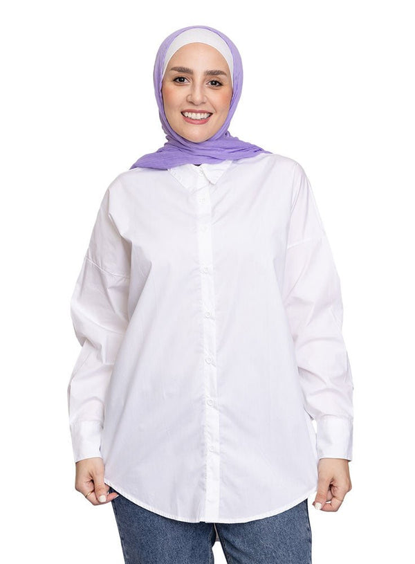 White Over - Size Shirt - Khotwh