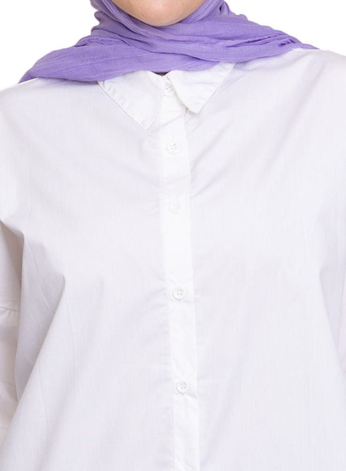 White Over - Size Shirt - Khotwh