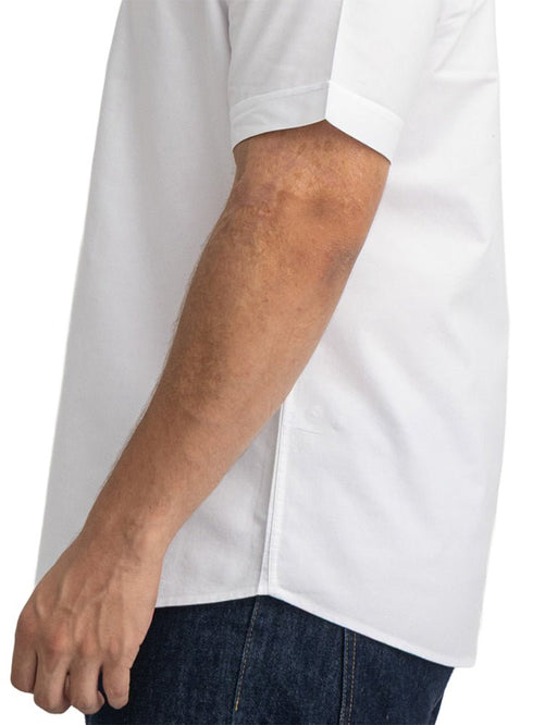 White Oxford Half Shirt - Khotwh