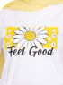 White Printed Long - Sleeve Design 13 - Khotwh