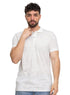 White Printed Polo Design 2 - Khotwh