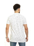White Printed Polo Design 5 - Khotwh