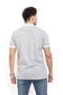 White Printed Polo Design 7 - Khotwh