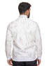 White Printed Quarter Zipper - Khotwh