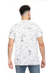 White Printed Round T-Shirt Design 6 - Khotwh