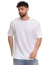 White Regular Round T-shirt - Khotwh