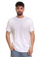 White Regular Round T-shirt - Khotwh