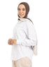 White Short Poplin Shirt - Khotwh