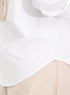 White Short Poplin Shirt - Khotwh