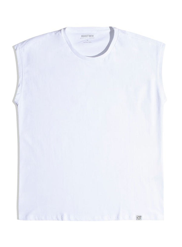 White Short Sleeveless - Khotwh