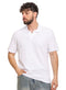 White Squares Polo Neck T-Shirt - Khotwh