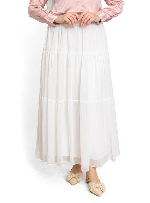 White Urea Skirt - Khotwh