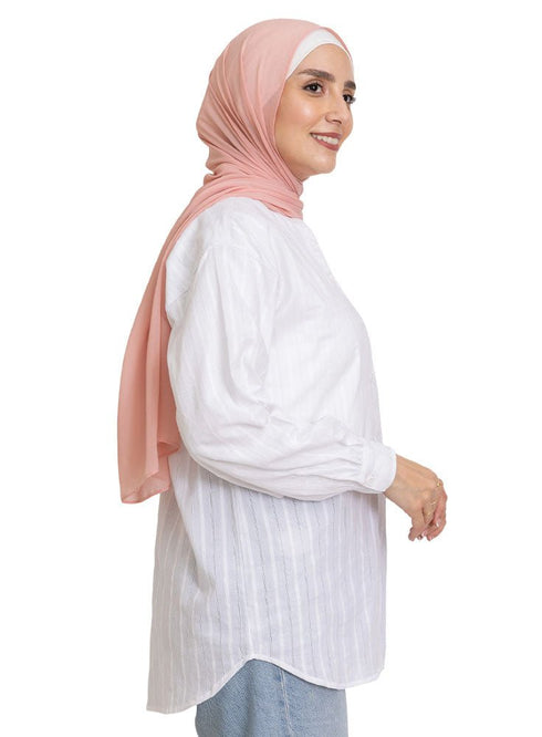 White V - Neck Shirt - Khotwh