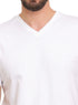 White V - neck T-Shirt - Khotwh