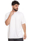 White Waffle Over Size Round T-Shirt - Khotwh