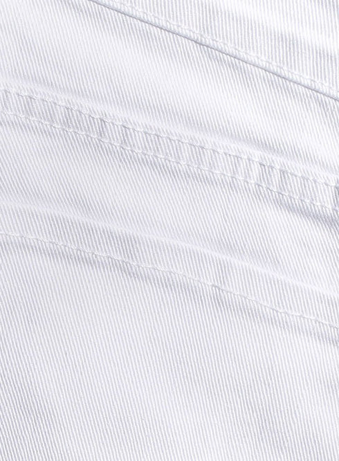 White Wide Gabardine - Khotwh