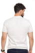 White Zigzag F - S.Knit Polo T-shirt - Khotwh