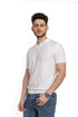 White Zigzag F - Z - Polo Neck T-shirt - Khotwh