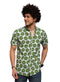 Wide - Flower Green Half - Summer shirt - Khotwh
