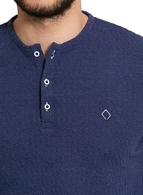 W.Navy Henley - Khotwh
