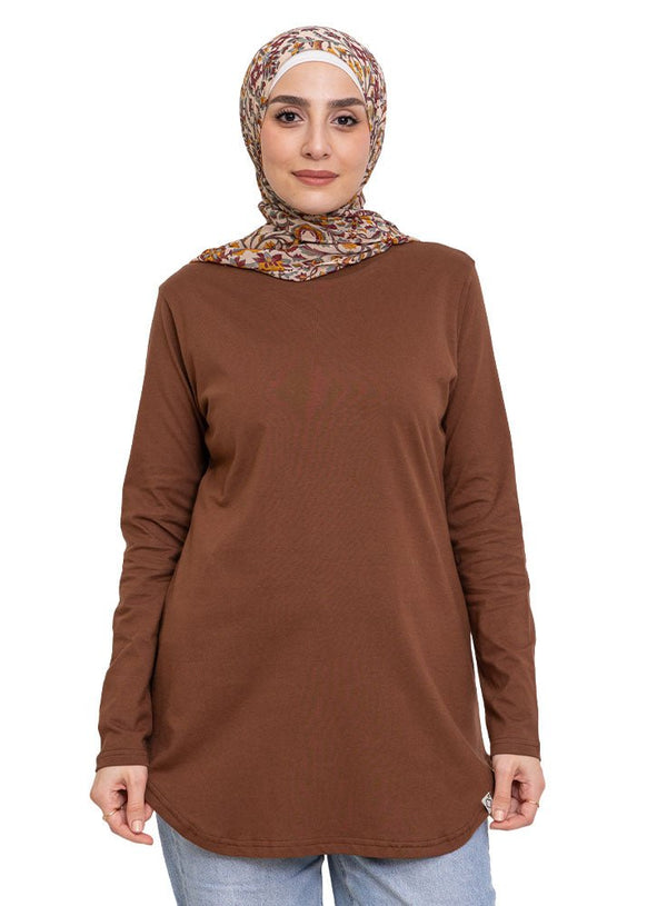 Wood Curved Long - Sleeve - Khotwh