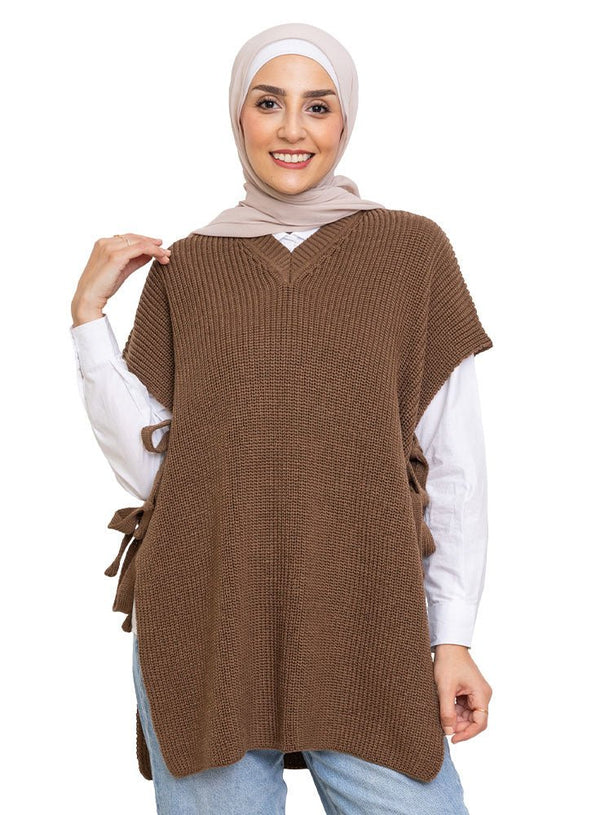 Wood Cut Belt Pullover - Khotwh