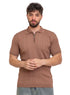 Wood Design 01022Knit Polo Neck Zipper - T-Shirt - Khotwh