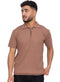 Wood Design 01053Knit Polo Neck Zipper - T-Shirt - Khotwh