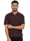 Wood Design 01056Knit Polo Neck Zipper - T-Shirt - Khotwh