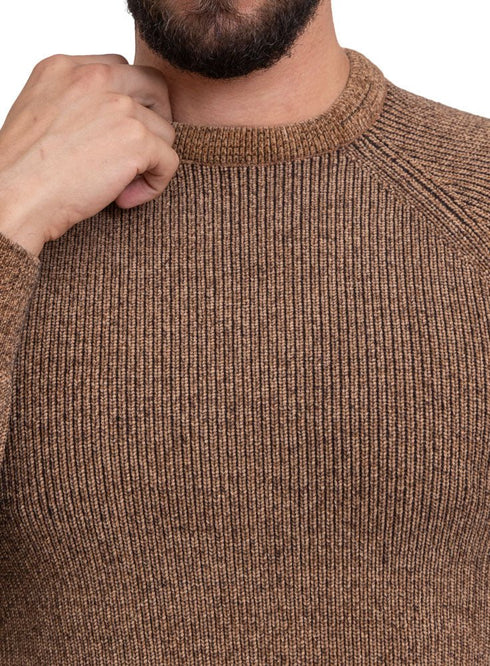 Wood - Design173 Br - Round Pullover - Khotwh