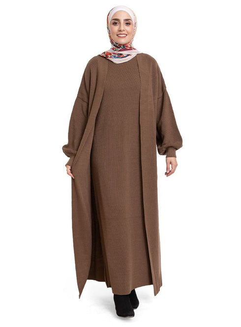 Wood Dress Knit Suit - Khotwh