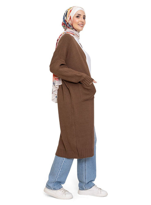 Wood Knit - Long Cardigan - Khotwh