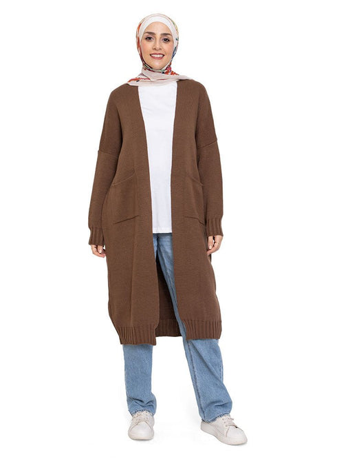 Wood Knit - Long Cardigan - Khotwh