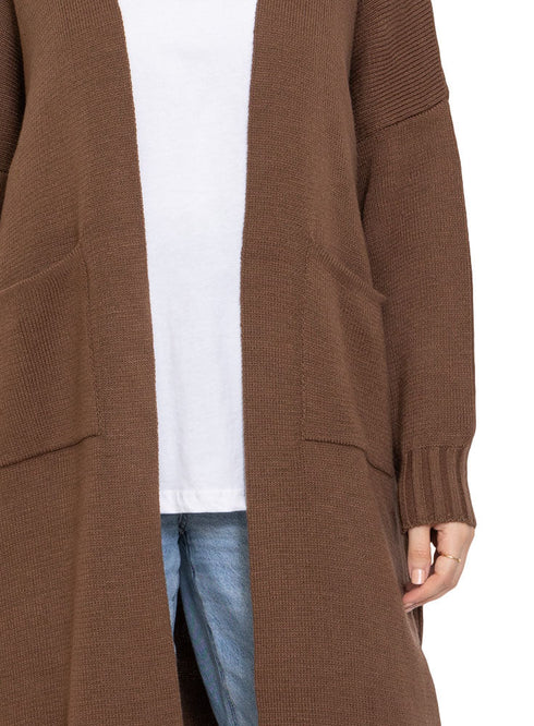 Wood Knit - Long Cardigan - Khotwh