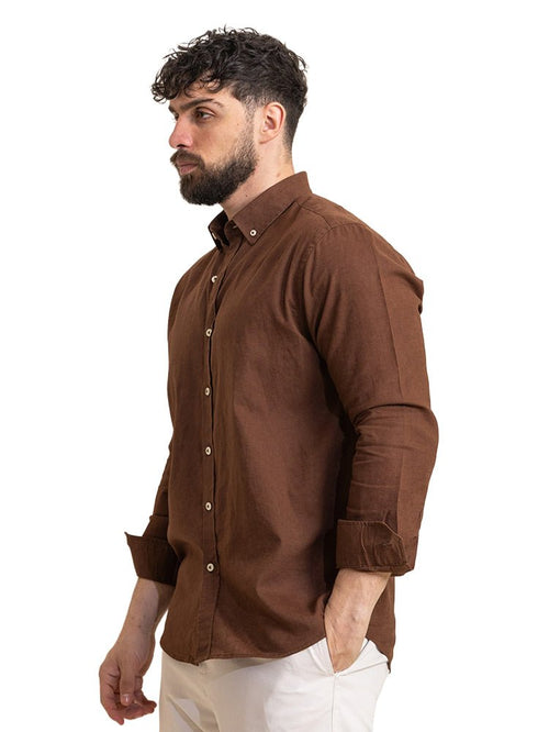 Wood Linen Shirt - Khotwh