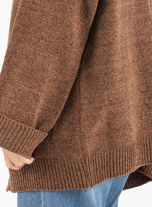 Wood Pocket Velvet Cardigan - Khotwh