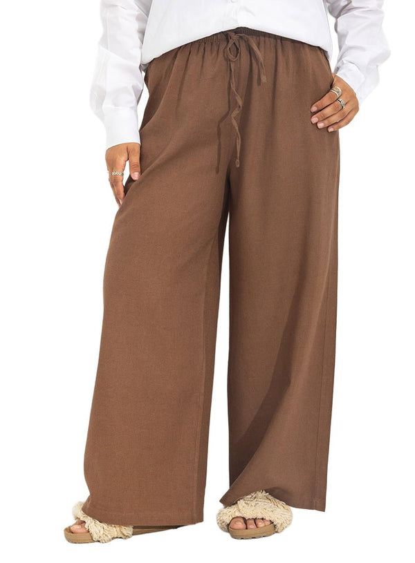 Wood RD-Linen Pants - Khotwh