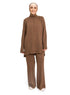 Wood Ribbed Knit Suit - Khotwh