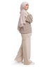 Wood Striped Knit Suit 1 - Khotwh
